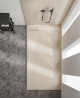 Поддон для душа из искусственного камня VST-4SRL9012C, 900*1200*25, бежевый - Gidratop.ru изображение