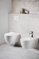 Биде подвесное VB1-34S, цвет белый - Gidratop.ru изображение