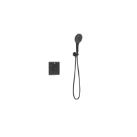 Душевой комплект Inspire VSFW-3I21MT5MB встраиваемый, термостат, двухрежимный, черный - Gidratop.ru изображение