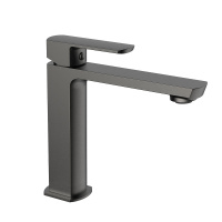 Смеситель для раковины Next VBF-1N1GM однорычажный, вороненная сталь - Gidratop.ru изображение