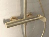 Душевая стойка Rondo VSFS-1R0BG без излива, брашированное золото - Gidratop.ru изображение