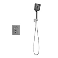 Душевой комплект Inspire VSFW-3I21MT4CH встраиваемый, термостатический, двухрежимный, хром - Gidratop.ru изображение