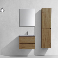 База под раковину Luka 600 подвесная, 2 выкатных ящика soft-close, T.Oak - Gidratop.ru изображение