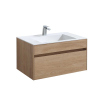 База под раковину Chiara 800 подвесная, 1 выкатной ящик soft-close, N.Oak - Gidratop.ru изображение