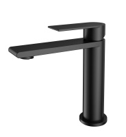 Смеситель для раковины Vogue (SS) VBF-2VS1MB однорычажный, черный матовый - Gidratop.ru изображение