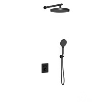 Душевой комплект Inspire VSFW-3I21MT2MB встраиваемый, термостатический, двухрежимный, черный - Gidratop.ru изображение