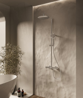 Душевая стойка Desire VSFS-1D1TCH термостатическая, хром - Gidratop.ru изображение