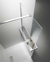 Душевая перегородка Walk-In HR VSW-4HR100CL, 1000*2000, хром, стекло прозрачное - Gidratop.ru изображение