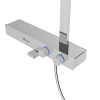 Душевая стойка Inspire VSFS-3I13TCH термостатическая с изливом, хром - Gidratop.ru изображение