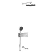 Душевой комплект VSFW-432TI2CH встраиваемый, хром - Gidratop.ru изображение