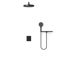 Душевой комплект Inspire VSFW-3I21T2RMB встраиваемый, термостатический, 2 режима, черный - Gidratop.ru изображение