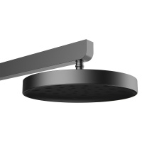 Душевая стойка Inspire VSFS-3I11GM с изливом, 30см верх душ, вороненая сталь - Gidratop.ru изображение