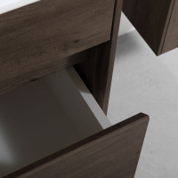 База под раковину Chiara 600 подвесная, 1 выкатной ящик soft-close, R.Oak - Gidratop.ru изображение