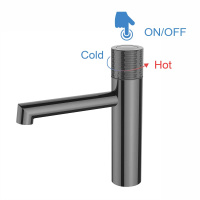 Смеситель для раковины Desire VBF-1D3GM, вороненая сталь - Gidratop.ru изображение