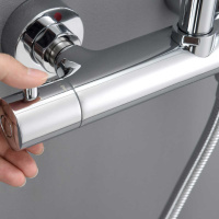 Душевая стойка Esse VSFS-1E0TCH термостатическая, хром - Gidratop.ru изображение