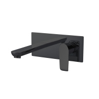 Смеситель для раковины Esse VBFW-1E1MB встраиваемый однорычажный, черный - Gidratop.ru изображение