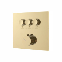 Душевой комплект VSFW-4311BG встраиваемый, 3 режима, брашированное золото - Gidratop.ru изображение