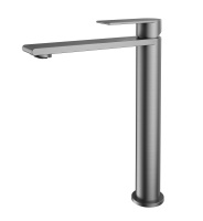 Смеситель для раковины Vogue (SS) VBF-2VS2GM однорычажный, вороненая сталь - Gidratop.ru изображение