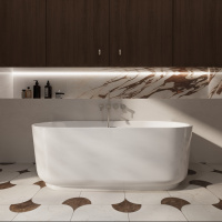 Смеситель для ванны Groove VBTW-4G1BN, встраиваемый, брашированный никель - Gidratop.ru изображение