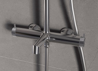 Душевая стойка Rim VSFS-2RM1CH с изливом, хром - Gidratop.ru изображение