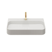 Раковина из искусственного камня Vincea VWB-6SG90MW, 900*460*120, подвесная, цвет белый матовый - Gidratop.ru изображение