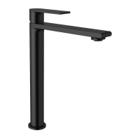 Смеситель для раковины Vogue VBF-1V2MB однорычажный, черный - Gidratop.ru изображение