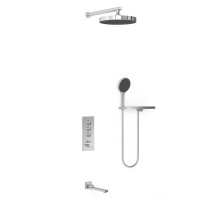 Душевой комплект VSFW-433TI2RCH встраиваемый, хром - Gidratop.ru изображение