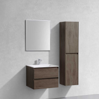 База под раковину Luka 600 подвесная, 2 выкатных ящика soft-close, R.Oak - Gidratop.ru изображение