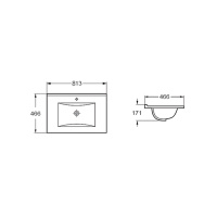 Раковина VBS-13980MB керамическая, цвет черный матовый - Gidratop.ru изображение
