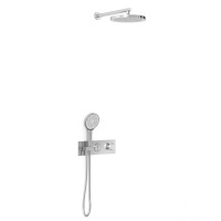 Душевой комплект VSFW-422T2CH встраиваемый, термостатический, 2 режима, хром - Gidratop.ru изображение