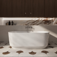 Смеситель для ванны Groove VBTW-4G1GM, встраиваемый, вороненая сталь - Gidratop.ru изображение