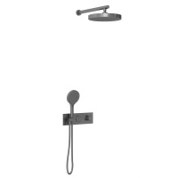 Душевой комплект VSFW-422TI2GM встраиваемый, вороненая сталь - Gidratop.ru изображение