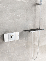 Душевой комплект Futura VSFW-2F11TCH термостатический встраиваемый, 3 режима, хром - Gidratop.ru изображение