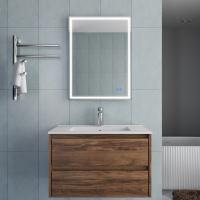 База под раковину Gio 800 подвесная, 2 выкатных ящика soft-close, C.Oak - Gidratop.ru изображение