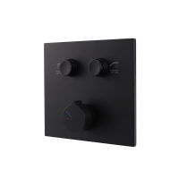 Душевой комплект VSFW-4211MB встраиваемый, 2 режима, черный - Gidratop.ru изображение