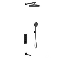 Душевой комплект VSFW-433TI2MB встраиваемый, черный - Gidratop.ru изображение