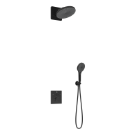 Душевой комплект Inspire VSFW-3I21MT5MB встраиваемый, термостат, двухрежимный, черный - Gidratop.ru изображение