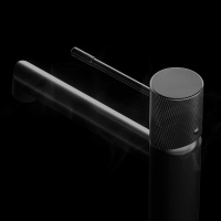 Смеситель для накладной раковины Desire VBF-1D2MB однорычажный, черный - Gidratop.ru изображение