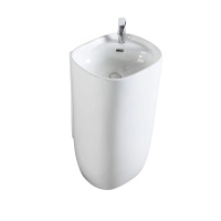 Раковина керамическая Vincea VBS-2P202, 500*460*880, напольная, цвет белый - Gidratop.ru изображение