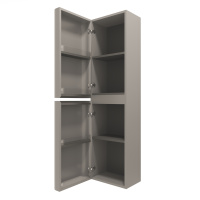 Шкаф Caprise VSC-4CA150MG-R подвесной, правый, 1500*404*350, серый матовый - Gidratop.ru изображение