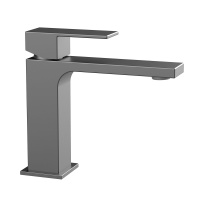 Смеситель для раковины Cube VBF-1C01GM однорычажный, вороненая сталь - Gidratop.ru изображение