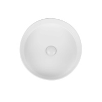 Раковина керамическая Vincea VBS-316, 405*405*130, накладная, цвет белый - Gidratop.ru изображение