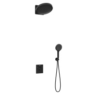 Душевой комплект Inspire VSFW-3I21MT3MB встраиваемый, термостатический, двухрежимный, черный - Gidratop.ru изображение