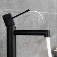 Смеситель для раковины Desire VBF-1D1MB однорычажный, черный - Gidratop.ru изображение