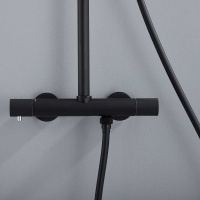 Душевая стойка Desire VSFS-1D0TMB термостатическая, черный - Gidratop.ru изображение