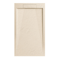 Поддон для душа из искусственного камня VST-4SRL9012C, 900*1200*25, бежевый - Gidratop.ru изображение