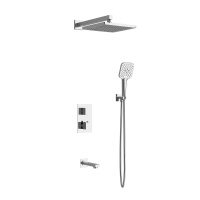 Душевой комплект Next VSFW-1N3TCH термостатический встраиваемый, трехрежимный, хром - Gidratop.ru изображение