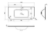 Раковина Alto VCB-4A100MW, Corian, цвет белый матовый - Gidratop.ru изображение