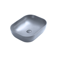 Раковина керамическая Vincea VBS-101MO, 505*405*140, накладная, цвет океан матовый - Gidratop.ru изображение