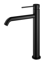 Смеситель для раковины City VBF-2C2MB однорычажный, черный матовый - Gidratop.ru изображение